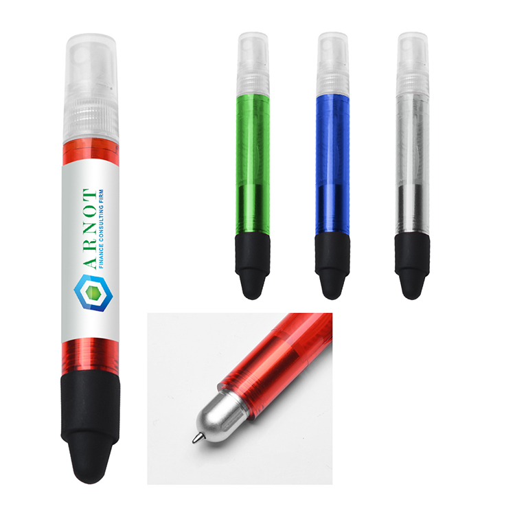 1 Oz. Hand Sanitizer Spray With Stylus And Pen 1 Oz. Hand Sanitizer Spray With Stylus And Pen
